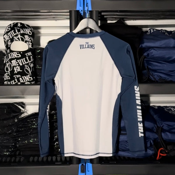 NAVY/WHITE RASHGUARD